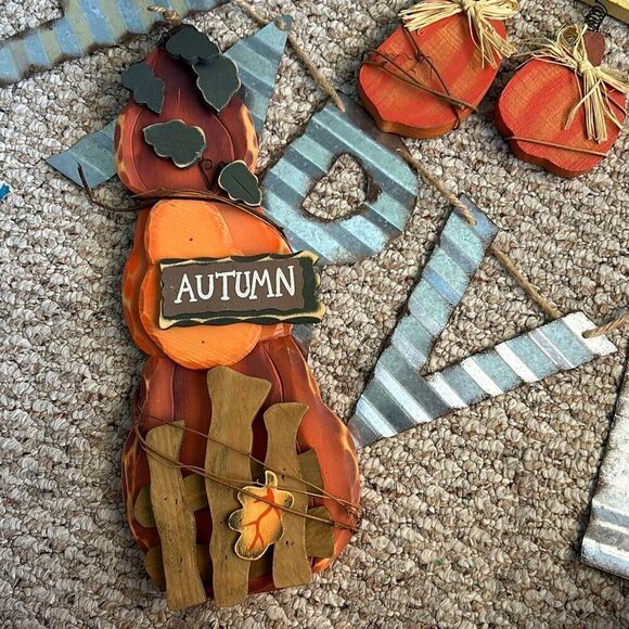 Harvest fall autumn decor home decorations set of 4 - Picture 4 of 4